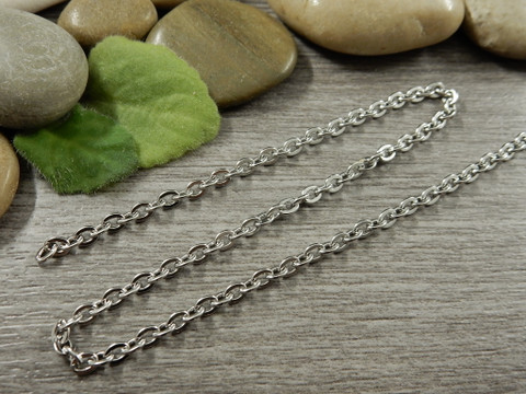 Ankkuriketju, 3.8x3x0.6mm, rst, 1m