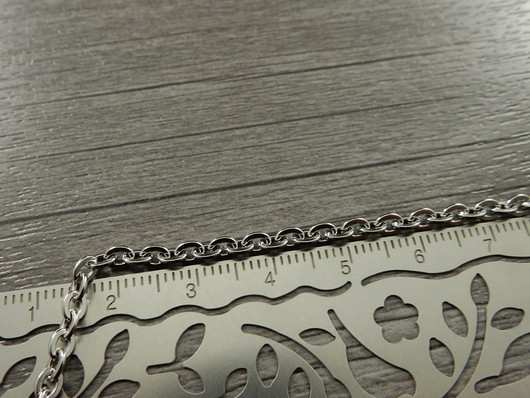 Ankkuriketju, 3.8x3x0.6mm, rst, 1m