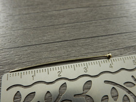 Korupiikki pallopää, 40x0.6mm,24K/vaaleakulta/rst, 50kpl