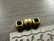 Akryylihelmi matta, 10x8mm, kulta, 20kpl
