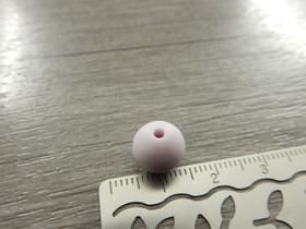 Silikonihelmi, 9mm, vaaleanliila, 1kpl