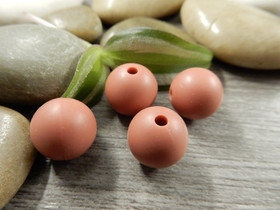 Silikonihelmi, 12mm, marjapuuro, 1kpl