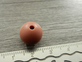 Silikonihelmi, 12mm, marjapuuro, 1kpl