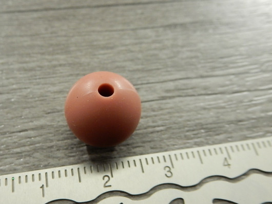 Silikonihelmi, 12mm, marjapuuro, 1kpl