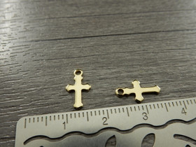 Ristiriipus, 12x7mm,18K/rst, 1kpl