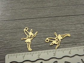 Keijuriipus, 17x12mm, kulta, 1kpl