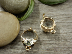 Strassiriipus/ linkki, 17x11mm, vaalekulta, 1kpl