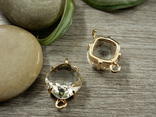 Strassiriipus/ linkki, 17x11mm, vaalekulta, 1kpl