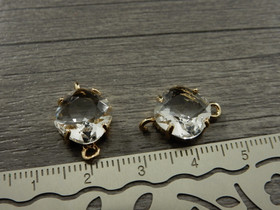 Strassiriipus/ linkki, 17x11mm, vaalekulta, 1kpl