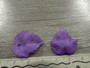 Lehtiriipus akryyli, 23x21mm, liila, 1kpl