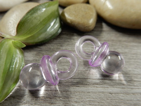 Tuttiriipus akryyli, 20x10mm, liila, 1kpl