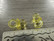 Tuttiriipus akryyli, 20x10mm, keltainen, 1kpl
