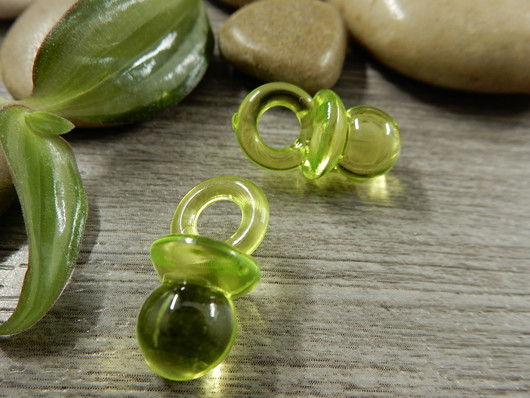 Tuttiriipus akryyli, 20x10mm, vihreä, 1kpl