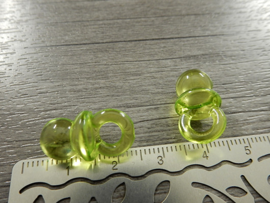 Tuttiriipus akryyli, 20x10mm, vihreä, 1kpl