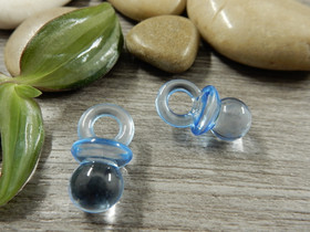 Tuttiriipus akryyli, 20x10mm, sininen, 1kpl