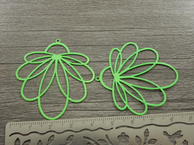 Kukkariipus, 45x41mm, vihreä, 1kpl