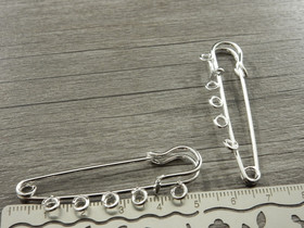 Kilttineula, 50x16mm, kirkashopea, 1kpl