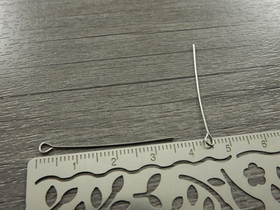 Korupiikki silmukka, 35x0.7mm, rst, 50kpl