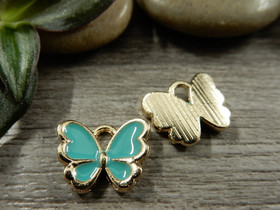 Perhonenriipus, 11x14mm, minttu, 1kpl