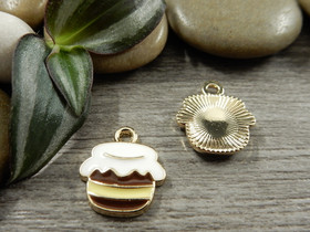 Hunajapurkkiriipus, 16x14mm, moniväri, 1kpl