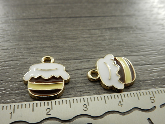 Hunajapurkkiriipus, 16x14mm, moniväri, 1kpl