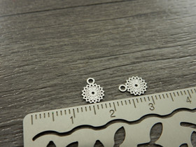 Kukkariipus, 7x5mm, kromi, 1kpl