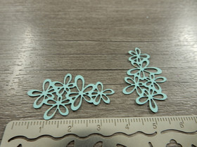 Kukkariipus, 35x16mm, minttu, 1kpl