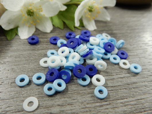 Fimohelmi, 4.5x1.5mm, mixsetti, 380-400kpl