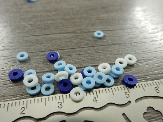 Fimohelmi, 4.5x1.5mm, mixsetti, 380-400kpl