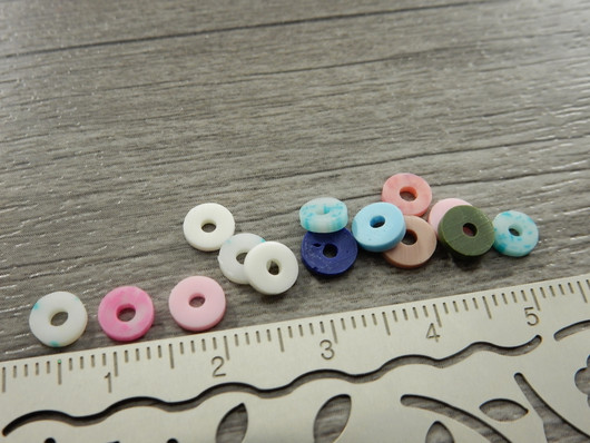 Fimohelmi, 5-5.5x1mm, mixsetti, 380-400kpl