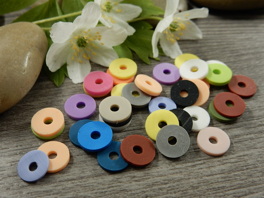 Fimohelmi, 8x1mm, mixsetti, 380-400kpl