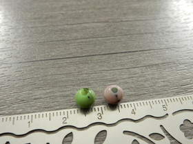 Akryylihelmi kivi, 6mm, mix setti, 20kpl