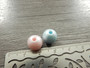 Akryylihelmi pastelli, 10mm, mixsetti, 20kpl