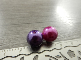 Akryylihelmi, 12mm, mixsetti, 10kpl