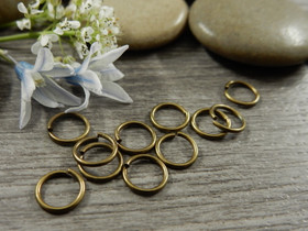 Välirengas, 7x0.8mm, avattava, pronssi, 50kpl