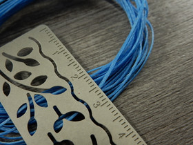 Vahattu nauha, 1mm, sininen, 1m