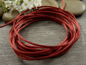 Satiininyöri, 1mm, punainen, 1m