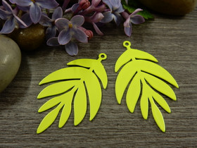 Lehtiriipus, 38x23mm, keltainen, 1kpl