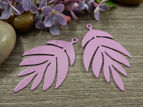 Lehtiriipus, 38x23mm, liila, 1kpl