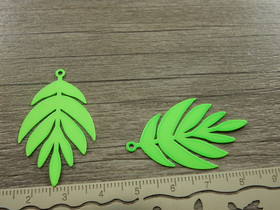 Lehtiriipus, 38x23mm, vihreä, 1kpl
