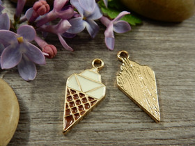 Jäätelöriipus, 23x11mm, moniväri, 1kpl