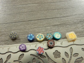 Fimohelmi kuvio, 5-7mm, mixsetti, 20kpl