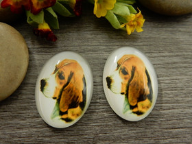 Kapussi koira, 18x25mm, moniväri, 1kpl