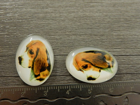 Kapussi koira, 18x25mm, moniväri, 1kpl