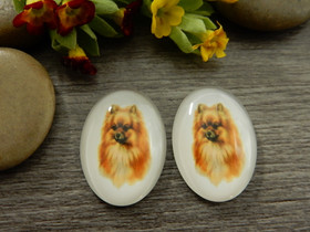 Kapussi koira, 18x25mm, ruskea, 1kpl