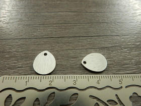 Pisarariipus, 12x10mm, kromi, 1kpl