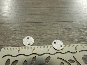 Ympyräriipus/linkki, 8mm, kromi, 1kpl