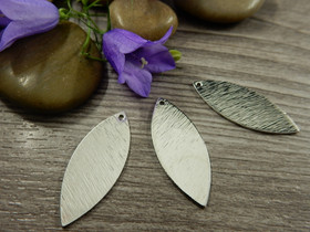 Lehtiriipus, 27x11mm, kromi, 1kpl