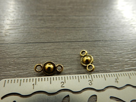 Palloriipus/linkki, 11x4mm, antiikinkulta, 1kpl