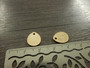 Pisarariipus, 12x10mm, vaaleakulta, 1kpl